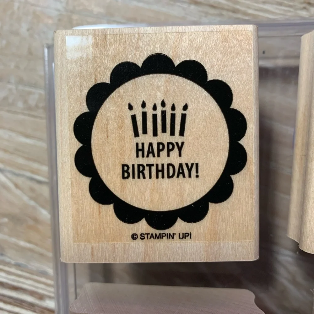 NIB Stampin Up So many Scallops stamps card making. Copy